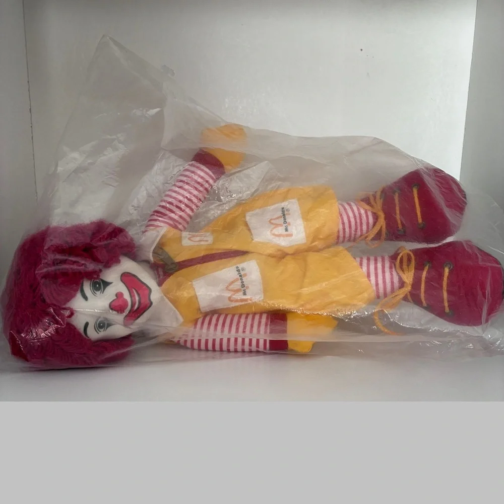RARE New Vintage Clown RONALD MCDONALD, Doll, 1984, McDonald’s, 17 inch